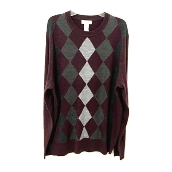 Dockers Argyle Knit Pullover Men's Sweater - Picture 1 of 3